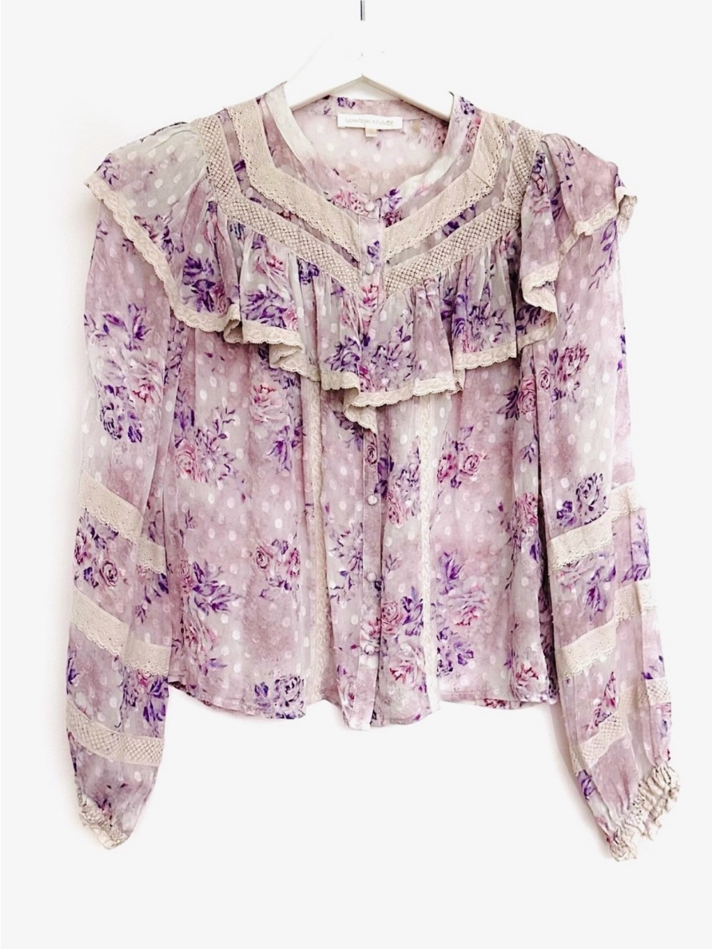 LoveShackFancy SILK Blouse